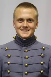 Alexander Hahn-Vadstein Headshot with Cadet full dress gray uniform on.