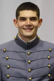 George Welti Headshot with Cadet full dress gray uniform on.