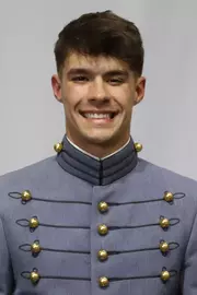 Adrian Rheam Headshot with Cadet full dress gray uniform on.