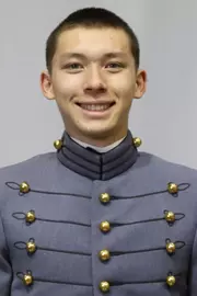 Jack Kemling Headshot with Cadet full dress gray uniform on.