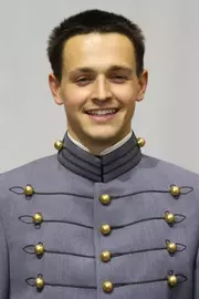 John Horrocks Headshot with Cadet full dress gray uniform on.