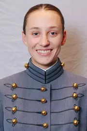 Sienna Tepley Headshot with Cadet full dress gray.