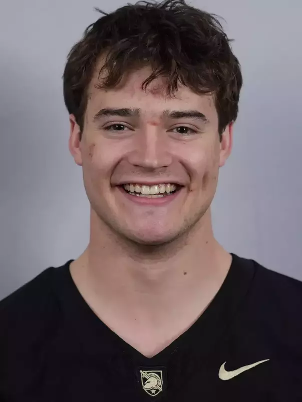 AJ Barbat headshot with a Black Army Football jersey on.