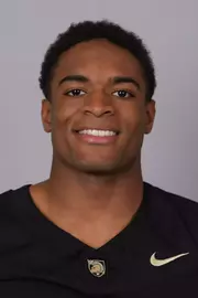 BJ Alleyne headshot with a Black Army Football jersey on.
