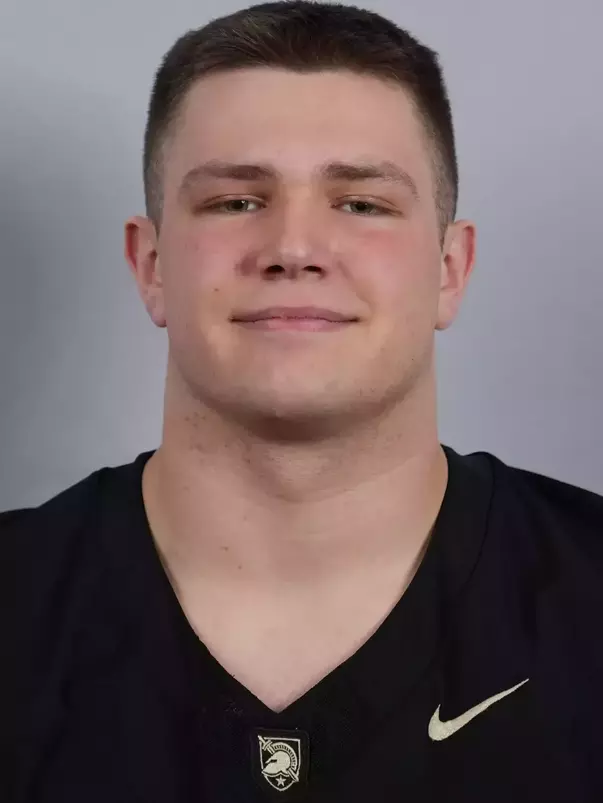 Braeden Helmkamp headshot with a Black Army Football jersey on.