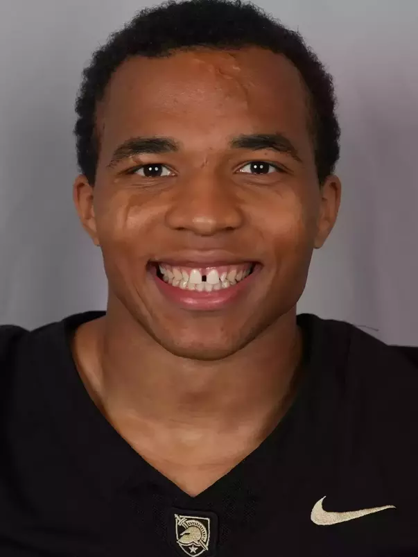 Brian Ray III headshot with a Black Army Football jersey on.