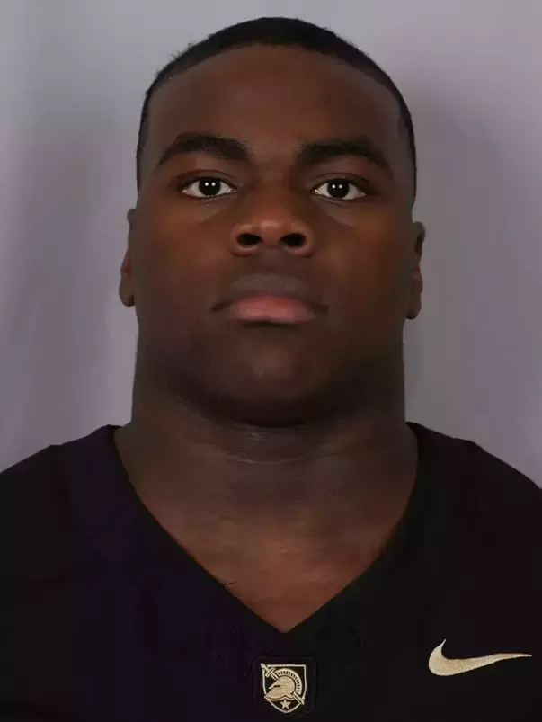 Bryson Banks headshot with a Black Army Football jersey on.