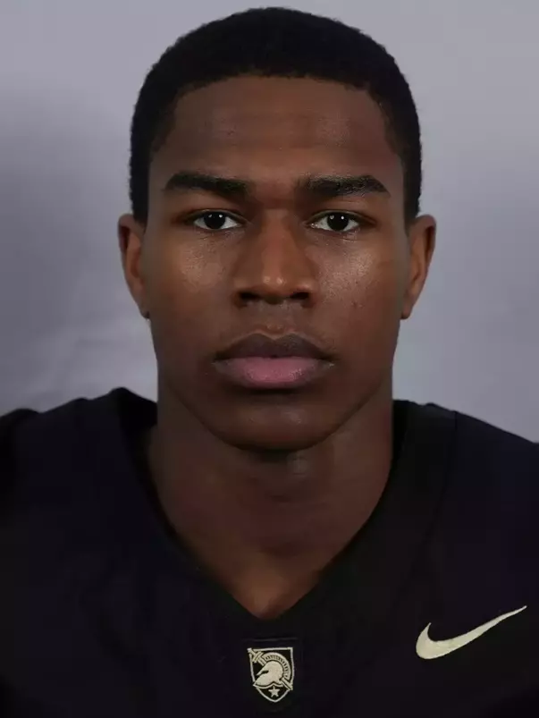 CJ Martin headshot with a Black Army Football jersey on.