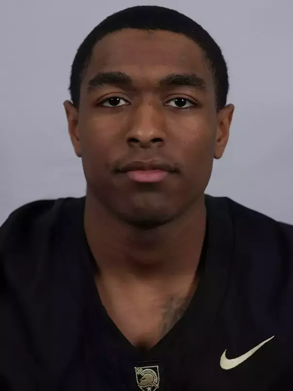 Devan Moss headshot with a Black Army Football jersey on.