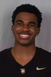 Harrison Mass headshot with a Black Army Football jersey on.