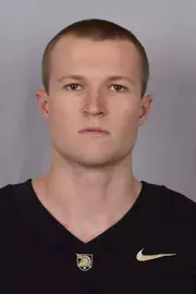 Harrison Orr headshot with a Black Army Football jersey on.
