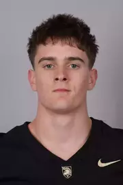 JT Poynton headshot with a Black Army Football jersey on.