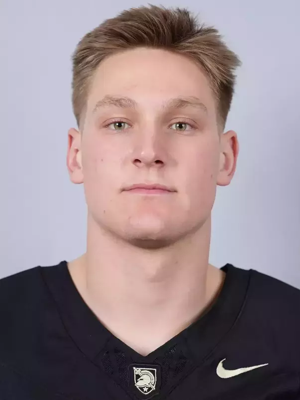 James Rothstien headshot with a Black Army Football jersey on.