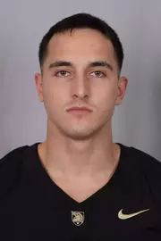 Joey Scardina headshot with a Black Army Football jersey on.