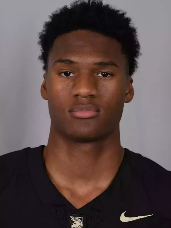 Julian Porter headshot with a Black Army Football jersey on.