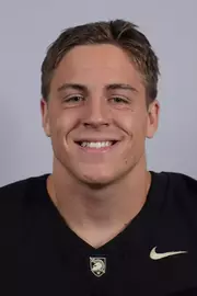 Kalib Fortner headshot with a Black Army Football jersey on.