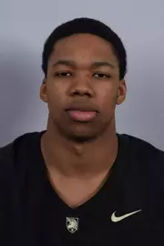 Kavon Pointer headshot with a Black Army Football jersey on.