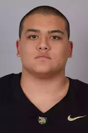 Keirian Garris headshot with a Black Army Football jersey on.