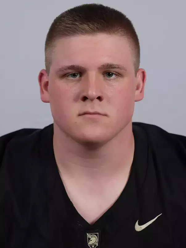 Lane Parks headshot with a Black Army Football jersey on.