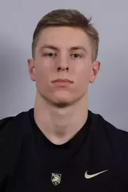 Trey Tremba headshot with a Black Army Football jersey on.