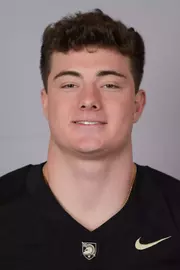 William Brockmeire headshot with a Black Army Football jersey on.