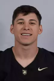 Zach Mundell headshot with a Black Army Football jersey on.