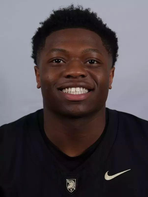 Ogordi headshot with a Black Army Football jersey on.