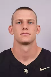 Mason Smith headshot with a Black Army Football jersey on.