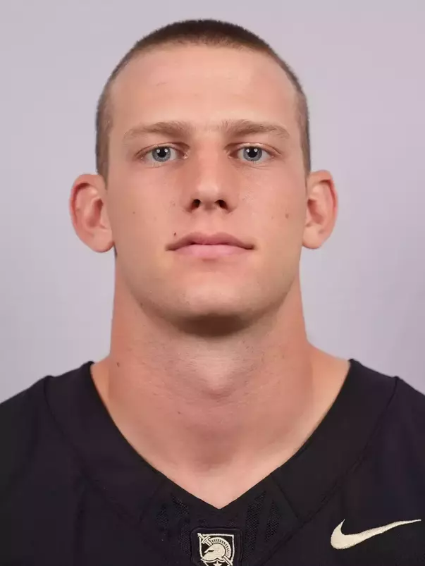 Mason Smith headshot with a Black Army Football jersey on.