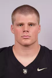 James Bland headshot with a Black Army Football jersey on.