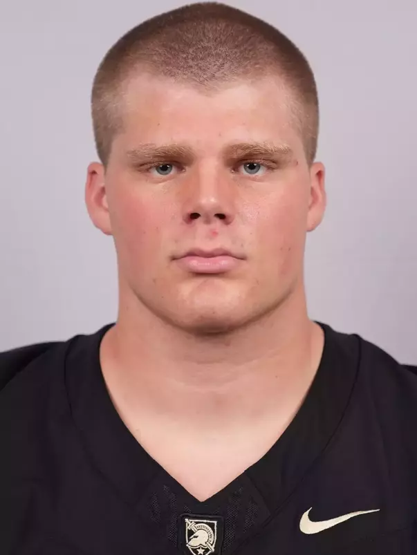 James Bland headshot with a Black Army Football jersey on.
