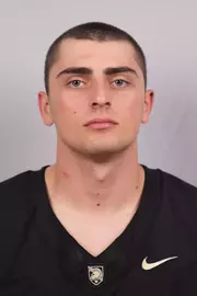 Charles Daly headshot with a Black Army Football jersey on.