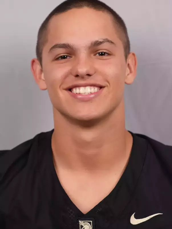 Luca Guerra headshot with a Black Army Football jersey on.
