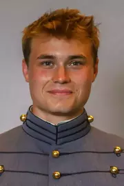 Brock Anderson Headshot with Cadet full dress gray.