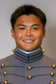 Issac Gamboa Headshot with Cadet full dress gray.