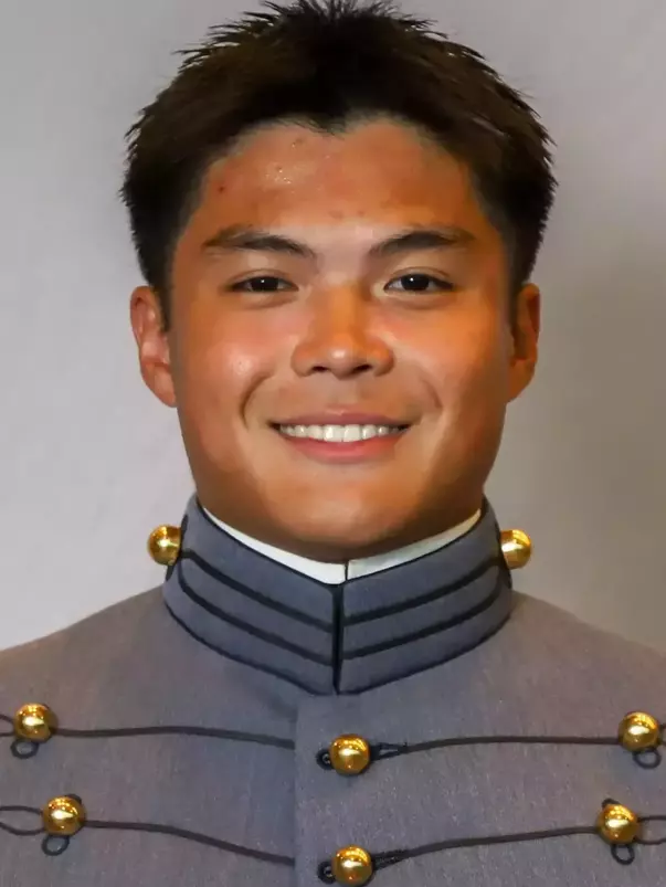 Issac Gamboa Headshot with Cadet full dress gray.