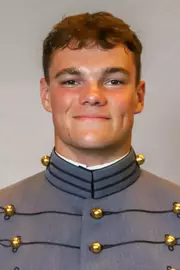 Nolan Greenwood Headshot with Cadet full dress gray.