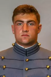 Luke Lentfer Headshot with Cadet full dress gray.