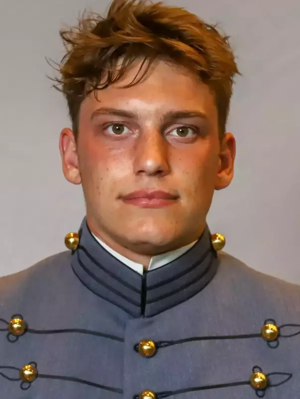 Noah Sanchez Headshot with Cadet full dress gray.