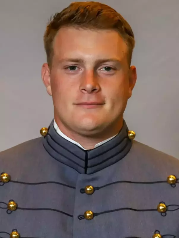 Gabe Savage Headshot with Cadet full dress gray.