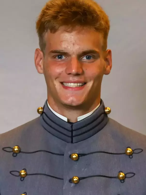 Cort Schmidlin Headshot with Cadet full dress gray.