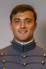 Kolbert Schrichte Headshot with Cadet full dress gray.