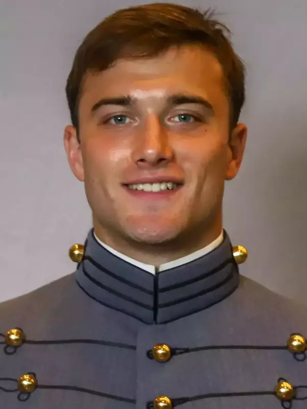 Kolbert Schrichte Headshot with Cadet full dress gray.