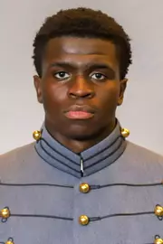 Jordan Thompson Headshot with Cadet full dress gray.