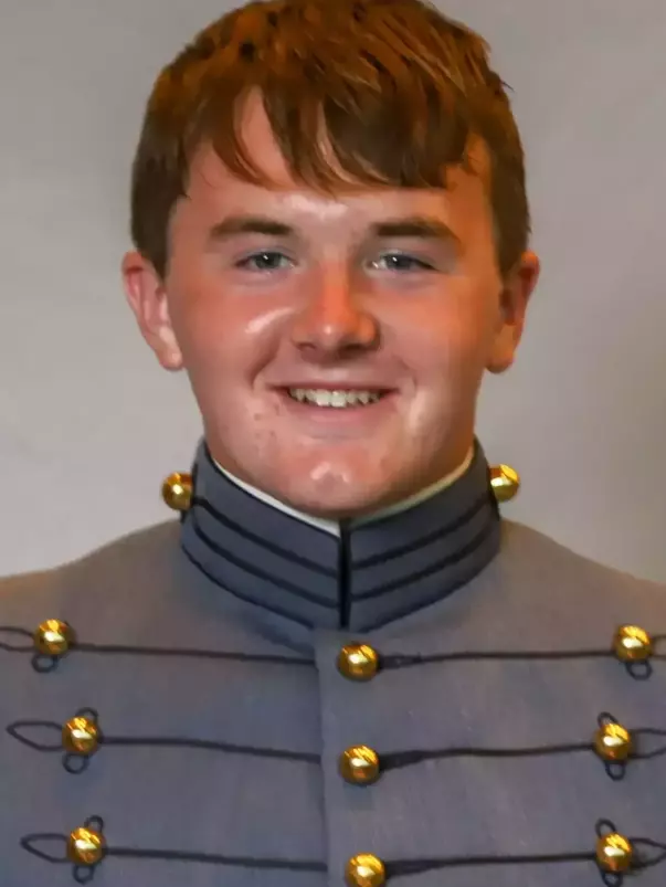 Nick Trout Headshot with Cadet full dress gray.