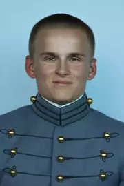 Braxton Blind headshot with Cadet full dress gray on.
