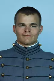 Nelson Knapke Headshot with Cadet full dress gray.