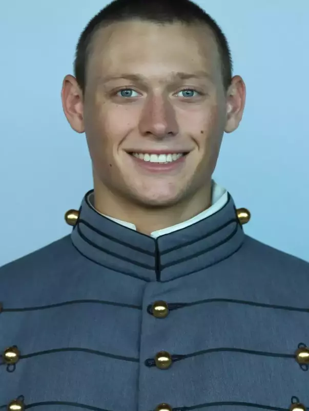 Porter Kuebler Headshot with Cadet full dress gray.