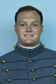 Landon Laskey Headshot with Cadet full dress gray.