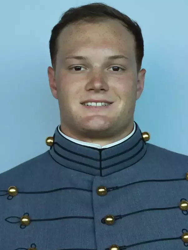 Landon Laskey Headshot with Cadet full dress gray.